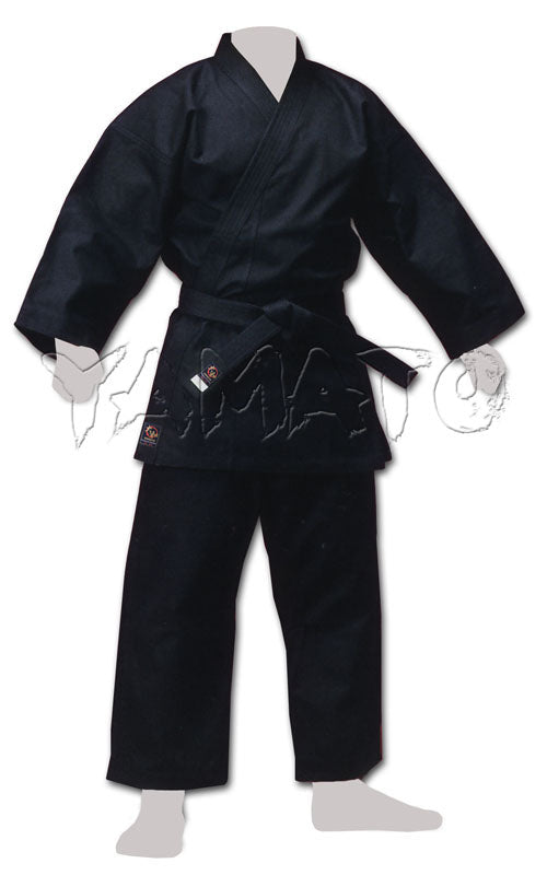 Black Medium Weight Ninjutsu Gi Set