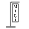 Hata Sashimono [Samurai Banner] Custom Design Mini Size 10 x 30cm
