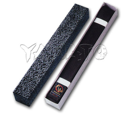 Superb Pure Silk Satin Weave Karate Obi Black