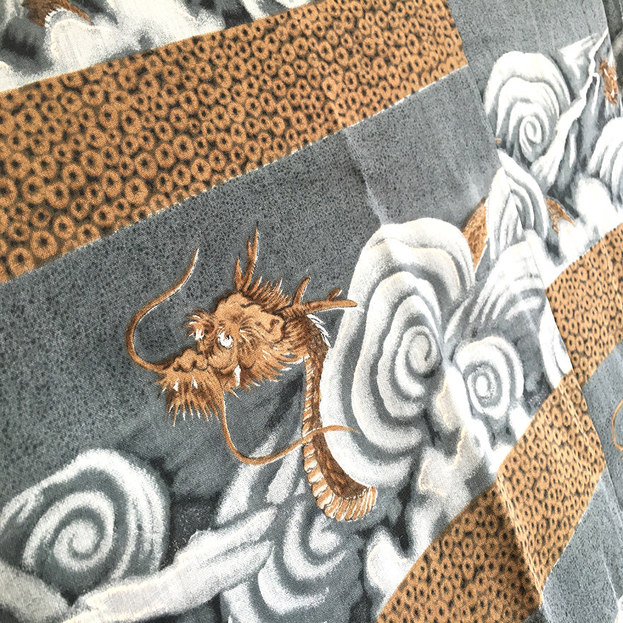 Antique Dragon Silk Kimono