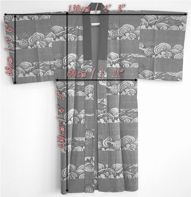 Antique Dragon Silk Kimono