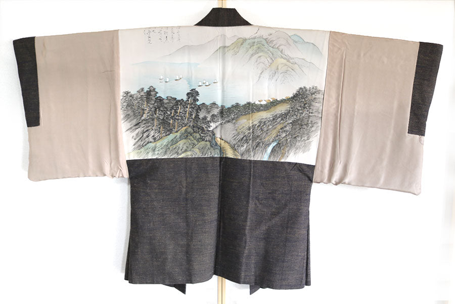 Antique Kimono and Haori Set