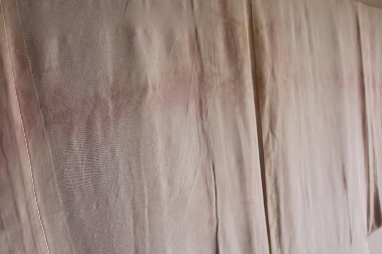 Antique Silk Haori Jacket with Kamon