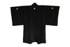 Antique Silk Haori Jacket with Kamon & SAMURAI Lined