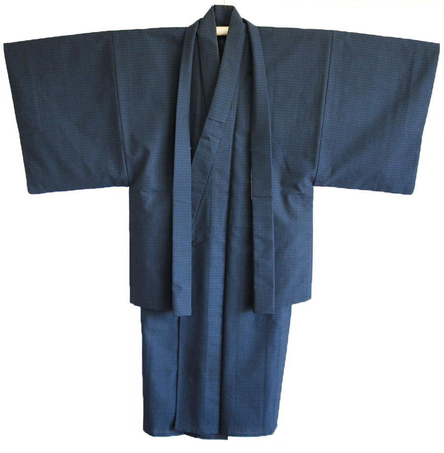 Antique Kimono and Haori Jacket Set [Kabuto]