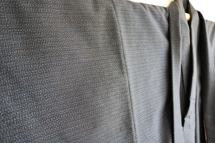 Antique Kimono and Haori Jacket Set [Kabuto]