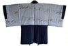 Antique Kimono and Haori Jacket Set with Fusa Cord