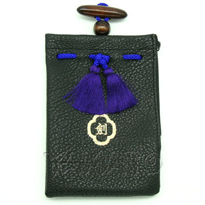 "KEN" Pouch Bag with Netsuke