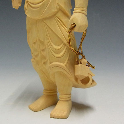 Deluxe Hand Carved Fudo Myo Statue MEDIUM