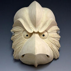彫刻・オブジェ Wooden Noh Mask 57_daecb540-3a53-4bce-b210-