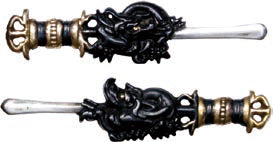 Kurikara Menuki Black