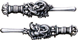 Kurikara Menuki【Silver】