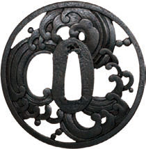 Namiguruma Sukashi Tsuba