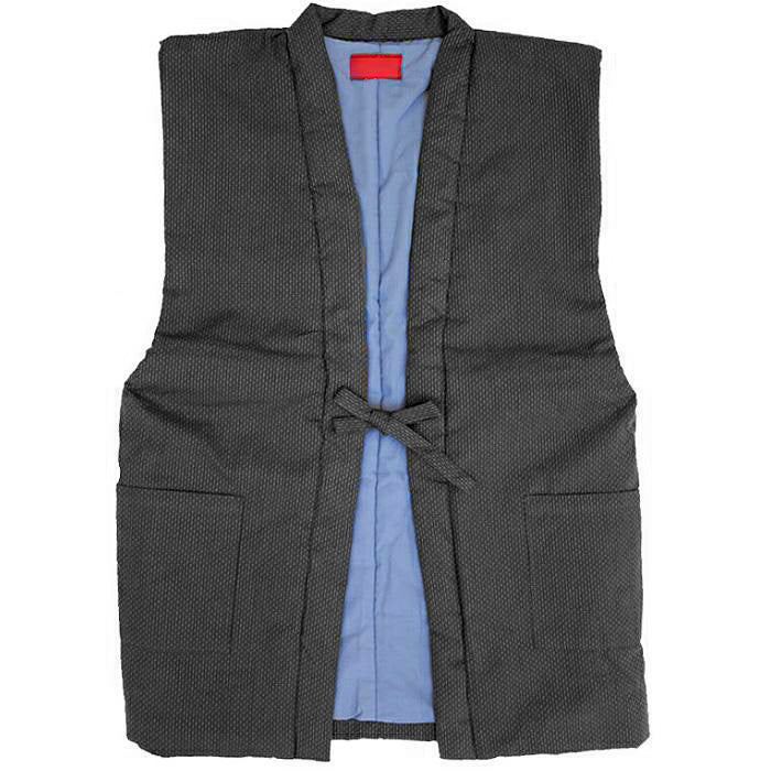 Padded Sashiko Hanten Jinbaori Black