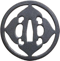 Shiyomon Sukashi Tsuba