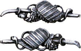 Sode Naginata Menuki【Silver】