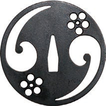 Tomoe Umebachi Tsuba