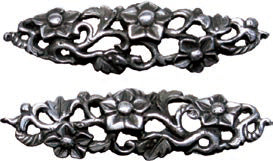 Tessenka Menuki【Silver】