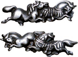 Uma Niso Menuki【Silver】