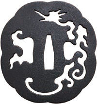 Unryu Sukashi Tsuba